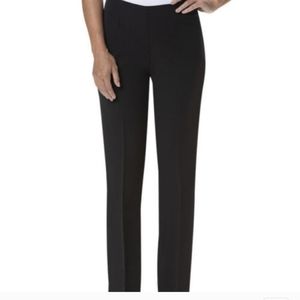 BROWN Fitlogic Little Black Pants sz2 shape1